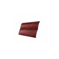 Металлический сайдинг Блок-хаус new 0,5 Velur20 RAL 3009 Оксидно-красный