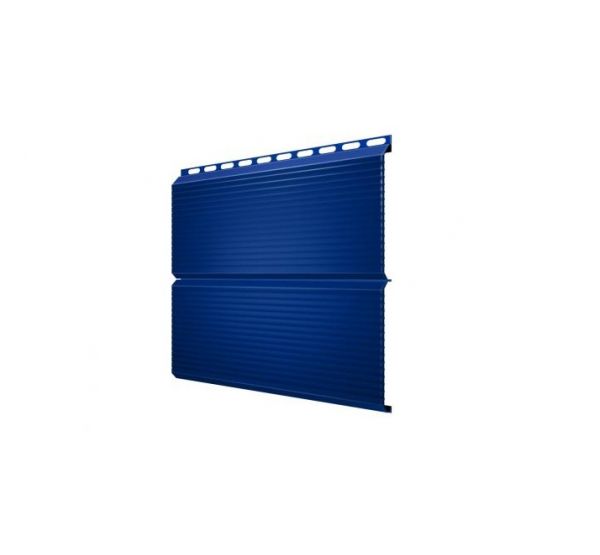 Металлический сайдинг ЭкоБрус Gofr 0,45 PE RAL 5005 Сигнальный синий от производителя  Grand Line по цене 437 р