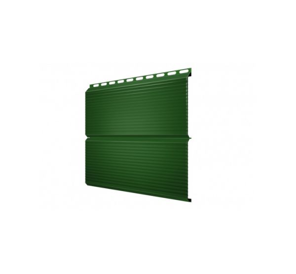 Металлический сайдинг ЭкоБрус Gofr 0,45 PE с пленкой RAL 6002 Лиственно-зеленый от производителя  Grand Line по цене 452 р