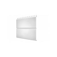 Металлический сайдинг ЭкоБрус Gofr 0,5 Satin с пленкой RAL 9003 Сигнальный белый
