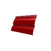 Металлический сайдинг Корабельная Доска 0,5 Satin RAL 3011 Коричнево-красный