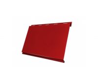 Металлический сайдинг Вертикаль (classic) 0,45 PE RAL 3003 Рубиново-красный