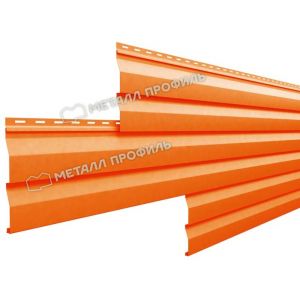 Металлический сайдинг МП СК-14х226 (ПЭ-01-2004-0.45) Чистый оранжевый от производителя  Металл Профиль по цене 626 р