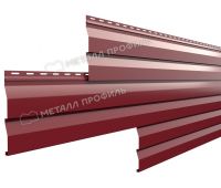 Металлический сайдинг МП СК-14х226 (ПЭ-01-3003-0.45) Красный рубин