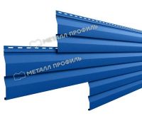 Металлический сайдинг МП СК-14х226 (ПЭ-01-5005-0.45) Синий насыщенный