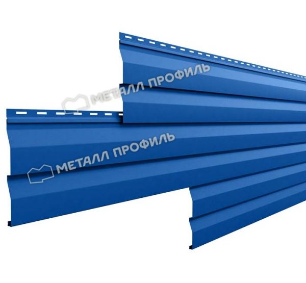Металлический сайдинг МП СК-14х226 (ПЭ-01-5005-0.5) Синий насыщенный от производителя  Металл Профиль по цене 754 р