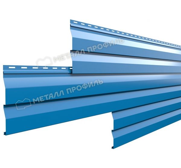 Металлический сайдинг МП СК-14х226 (ПЭ-01-5015-0.5) Синее небо от производителя  Металл Профиль по цене 414 р