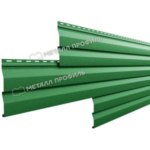 Металлический сайдинг МП СК-14х226 (ПЭ-01-6002-0.5) Зеленый лист от производителя  Металл Профиль по цене 754 р