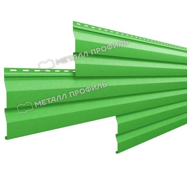 Металлический сайдинг МП СК-14х226 NormanMP (ПЭ-01-6018-0.5) Жёлто-зелёный от производителя  Металл Профиль по цене 779 р