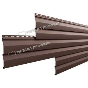 Металлический сайдинг МП СК-14х226 (ПЭ-01-8017-0.45) Коричневый шоколад от производителя  Металл Профиль по цене 601 р