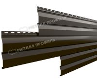 Металлический сайдинг МП СК-14х226 (ПЭ-01-RR32-0.45) Темно-коричневый