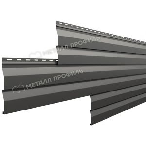 Металлический сайдинг МП СК-14х226 (PURMAN-20-7024-0.5) Серый графит от производителя  Металл Профиль по цене 1 290 р