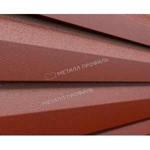 Металлический сайдинг МП СК-14х226 (VikingMP-01-3011-0.45) Коричнево-красный от производителя  Металл Профиль по цене 687 р