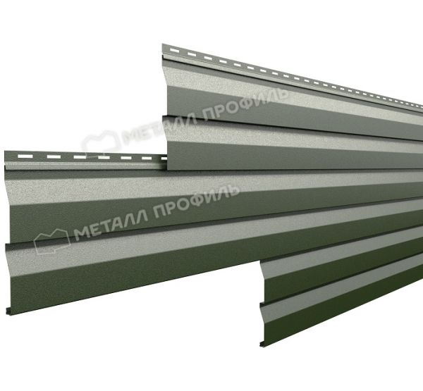 Металлический сайдинг МП СК-14х226 (VikingMP E-20-6007-0.5) Бутылочно-зеленый от производителя  Металл Профиль по цене 1 140 р
