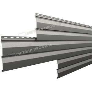 Металлический сайдинг МП СК-14х226 (VikingMP E-20-7024-0.5) Серый графит от производителя  Металл Профиль по цене 1 140 р