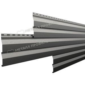 Металлический сайдинг МП СК-14х226 (VikingMP E-20-9005-0.5) Черный темный от производителя  Металл Профиль по цене 1 140 р