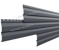 Металлический сайдинг МП СК-14х226 NormanMP (ПЭ-01-7024-0.5) Серый графит