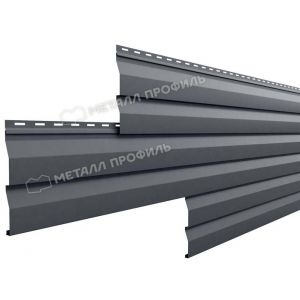 Металлический сайдинг МП СК-14х226 NormanMP (ПЭ-01-7024-0.5) Серый графит от производителя  Металл Профиль по цене 754 р