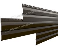 Металлический сайдинг МП СК-14х226 NormanMP (ПЭ-01-RR32-0.5) Темно-коричневый
