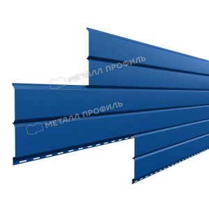 Металлический сайдинг Lбрус-15х240 (ПЭП-01-5005-0.45) Синий насыщенный от производителя  Металл Профиль по цене 359 р