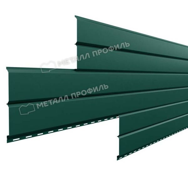 Металлический сайдинг Lбрус-15х240 (ПРМ-03-6005-0.5) Зеленый мох от производителя  Металл Профиль по цене 729 р