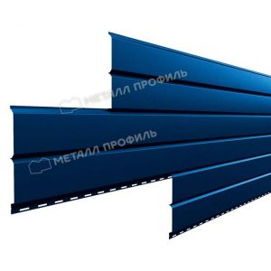 Металлический сайдинг Lбрус-15х240 (PURMAN-20-Citrine-0.5) Темно-синий от производителя  Металл Профиль по цене 1 300 р