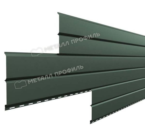 Металлический сайдинг Lбрус-15х240 (PURMAN-20-Tourmalin-0.5) Светло-зеленый металлик от производителя  Металл Профиль по цене 1 300 р