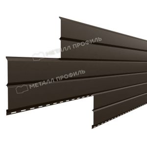 Металлический сайдинг Lбрус-15х240 (VikingMP E-20-RR32-0.5) Темно-коричневый от производителя  Металл Профиль по цене 1 160 р