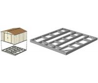 Основание-фундамент для металлического сарая 3x2 м