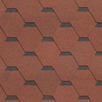 Гибкая черепица Однослойная Классик, коллекция Самба – Рубин Гибкая черепица Однослойная Классик, коллекция Самба – Рубин
