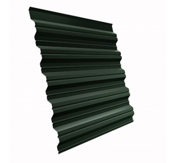 Лист 0.5 мм 4250x1060 Профнастил HC35 Velur Зеленый от производителя  Grand Line по цене 3 225 р