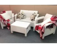 Диван и кресла Terrace Set Белый