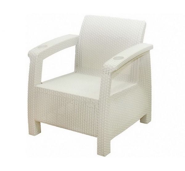 Кресло  Single Seat Белое от производителя  Мебель Yalta по цене 6 450 р