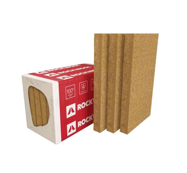 Утеплитель Роквул Венти Баттс Оптима 50мм, 8 плит, 4.8м2, 600х1000мм, 0.24м3 от производителя  Rockwool по цене 2 758 р