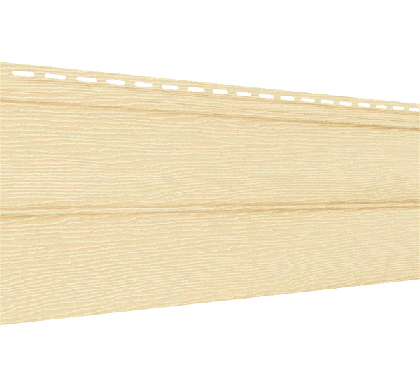 Виниловый сайдинг коллекция Блокхаус (под бревно), Кремовый от производителя  Ю-Пласт по цене 250 р
