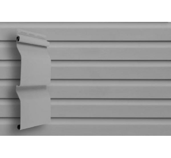 Виниловый сайдинг классик, Корабельный брус 3,00 м - Серый от производителя  Grand Line по цене 235 р