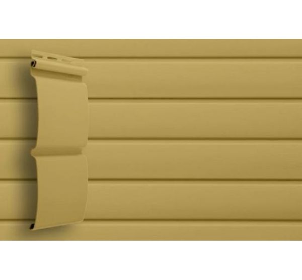 Виниловый сайдинг премиум D4.8 Блокхаус - Карамельный от производителя  Grand Line по цене 350 р