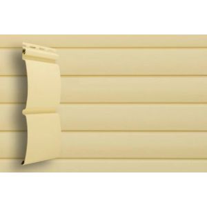 Виниловый сайдинг классик D4.8 Блокхаус - Ванильный от производителя  Grand Line по цене 376 р