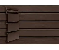 Виниловый сайдинг Архитектурный планкен Acryl Тёмный Дуб