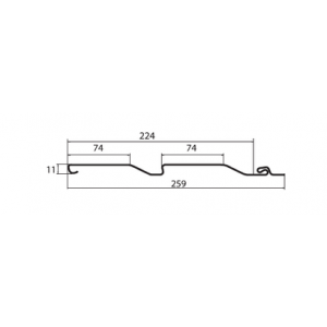 Виниловый сайдинг Корабельный брус Tundra 3.00м - Рябина от производителя  Grand Line по цене 358 р