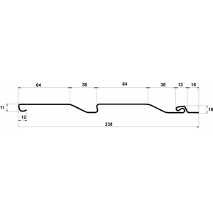 Виниловый сайдинг Корабельный брус Tundra 3.00м - Клён от производителя  Grand Line по цене 325 р