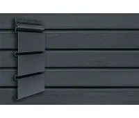 Виниловый сайдинг Архитектурный планкен Acryl Графит