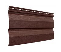 Виниловый сайдинг Фактур Корабельный брус - Орех