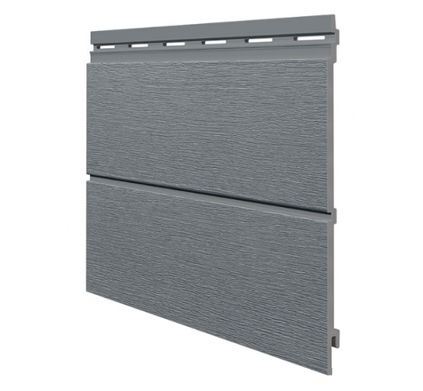 Виниловый сайдинг панель двойная Kerrafront Modern Wood - Quartz Grey от производителя  Vox по цене 4 134 р
