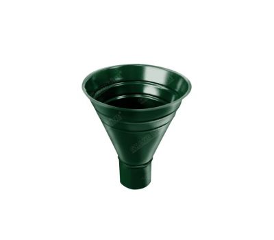 Воронка водосборная Зеленый (RAL 6005) от производителя  МеталлПрофиль по цене 1 775 р