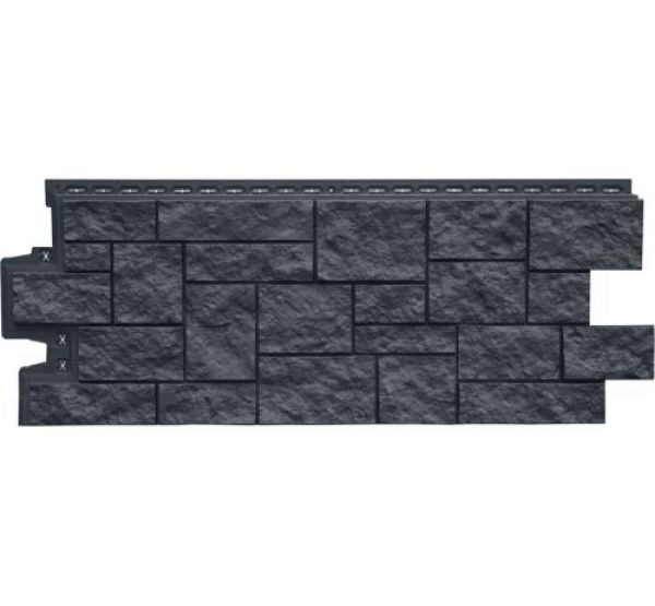 Фасадные панели Стандарт Дикий камень Графит от производителя  Grand Line по цене 440 р