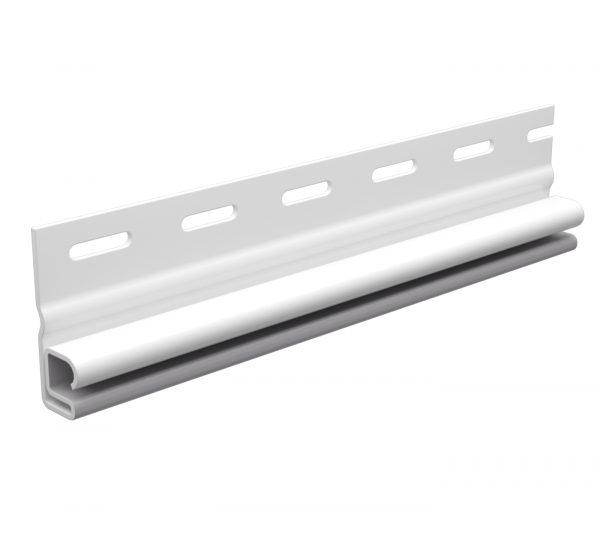 Стартовый профиль для сайдинга под камень, белый от производителя  Docke по цене 378 р