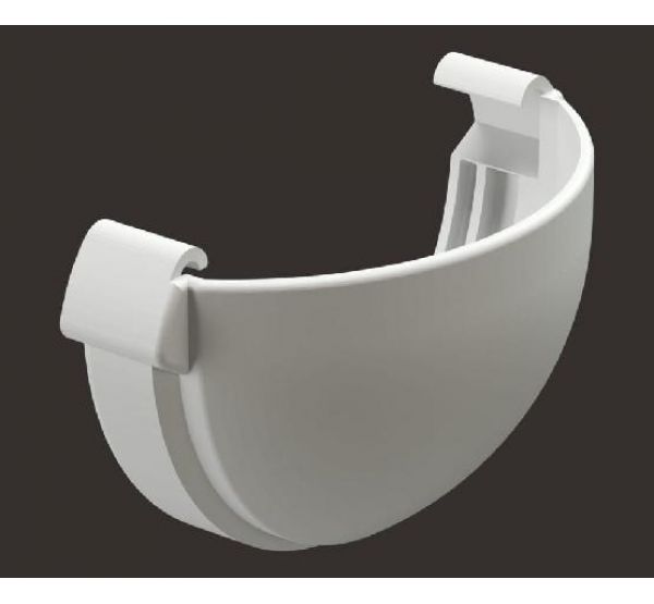 Заглушка желоба универсальная Lux ПВХ Пломбир от производителя  Docke по цене 150 р